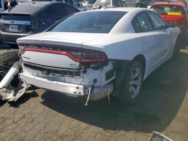 2C3CDXHG5JH166804 - 2018 DODGE CHARGER SX WHITE photo 4