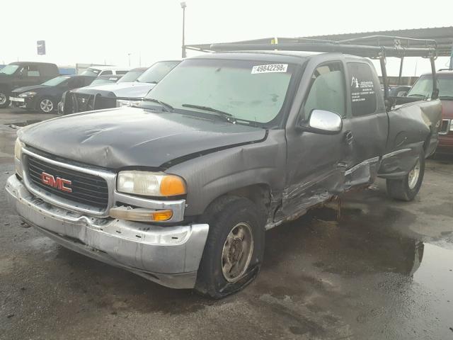 1GTEK19T0XE500742 - 1999 GMC NEW SIERRA GRAY photo 2