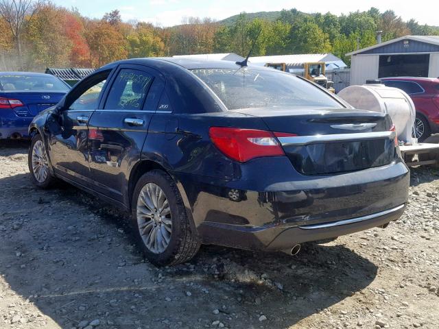 1C3BC2FG3BN520509 - 2011 CHRYSLER 200 LIMITE BLACK photo 3