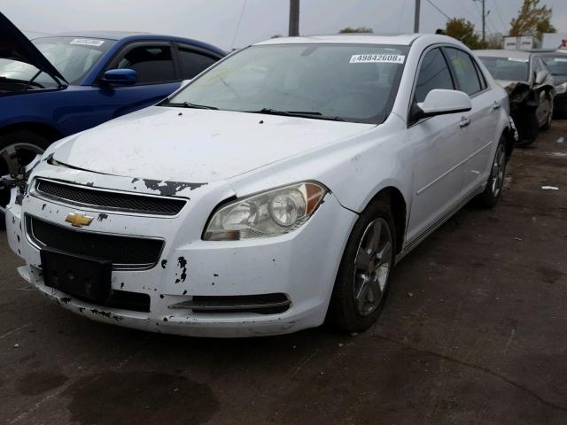 1G1ZD5EU1CF373501 - 2012 CHEVROLET MALIBU 2LT WHITE photo 2