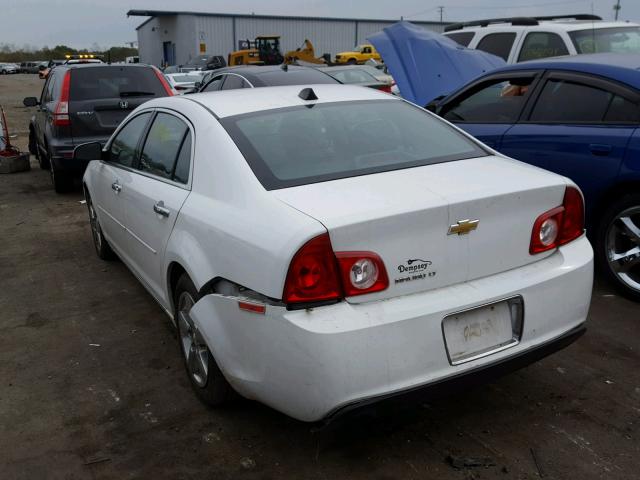 1G1ZD5EU1CF373501 - 2012 CHEVROLET MALIBU 2LT WHITE photo 3