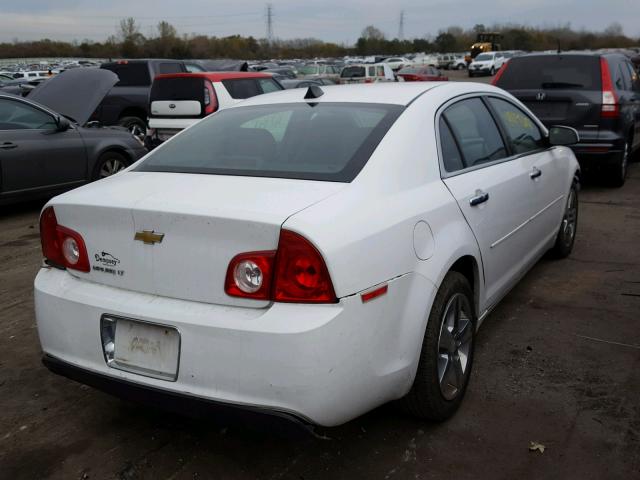 1G1ZD5EU1CF373501 - 2012 CHEVROLET MALIBU 2LT WHITE photo 4