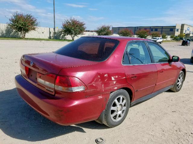 JHMCG56782C007031 - 2002 HONDA ACCORD SE MAROON photo 4