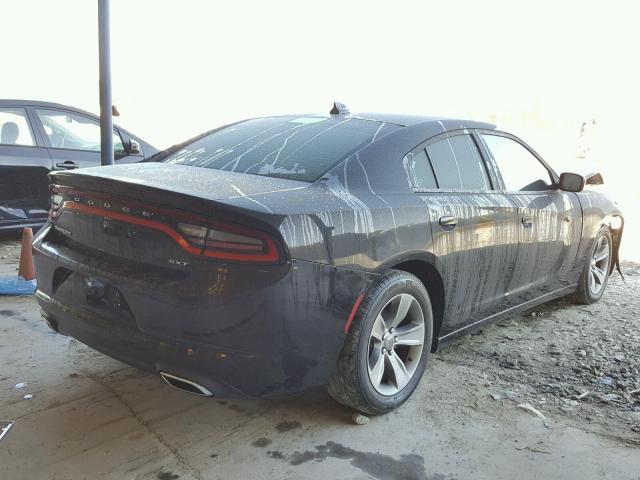 2C3CDXHG5GH339116 - 2016 DODGE CHARGER SX BLACK photo 4