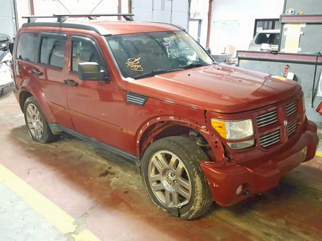 1D4PU4GX1BW501592 - 2011 DODGE NITRO HEAT MAROON photo 1