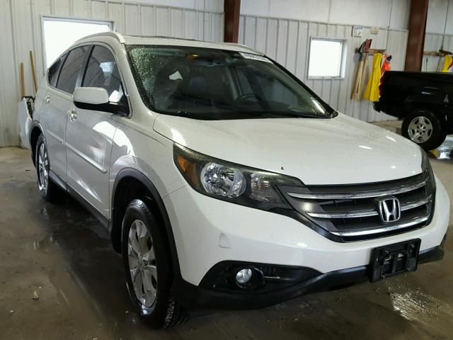 5J6RM3H71DL004779 - 2013 HONDA CR-V EXL WHITE photo 1