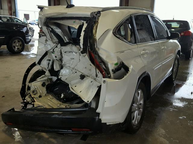 5J6RM3H71DL004779 - 2013 HONDA CR-V EXL WHITE photo 4