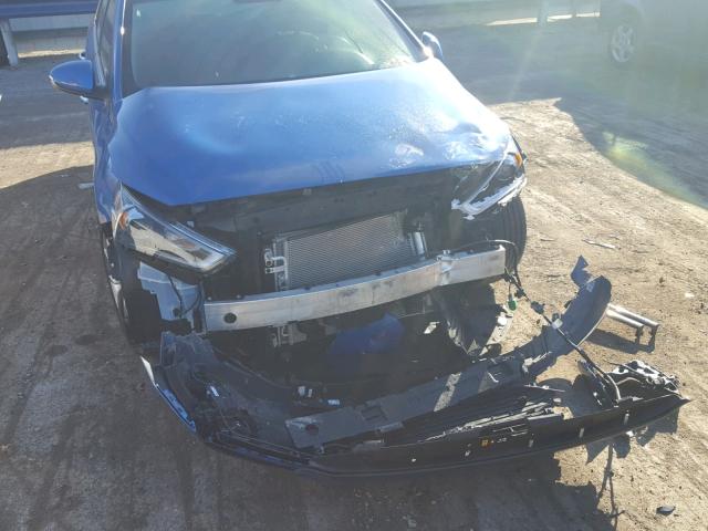 KMHC85LC2JU065267 - 2018 HYUNDAI IONIQ LIMI BLUE photo 9