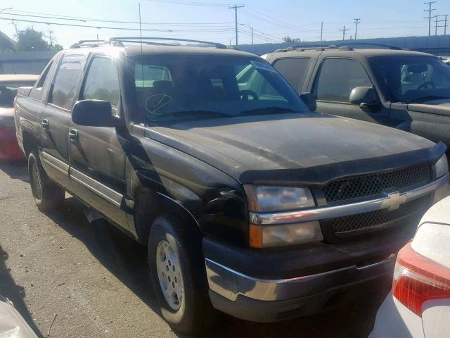 3GNEC12T24G152736 - 2004 CHEVROLET AVALANCHE BLACK photo 1