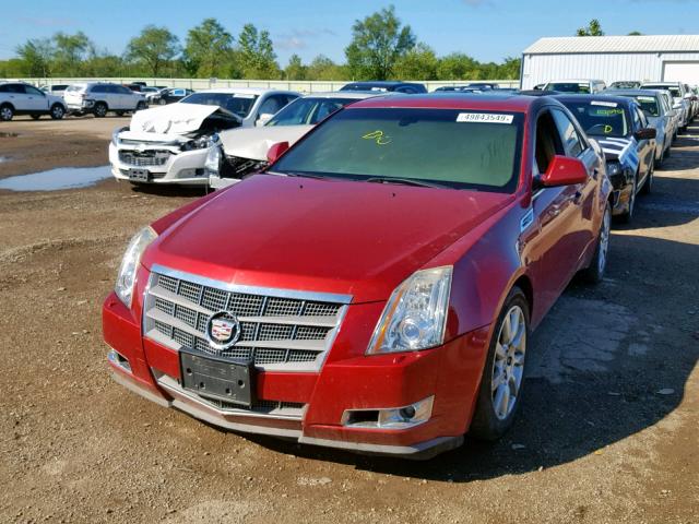 1G6DT57V480167497 - 2008 CADILLAC CTS HI FEA RED photo 2