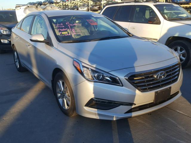 5NPE24AA9FH140610 - 2015 HYUNDAI SONATA ECO SILVER photo 1