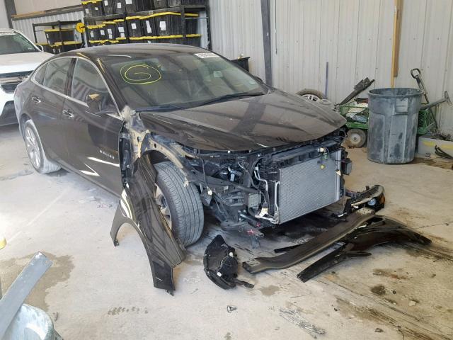 1G1ZE5SX2JF210431 - 2018 CHEVROLET MALIBU PRE BLACK photo 1