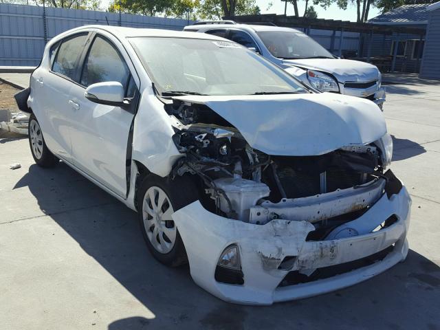 JTDKDTB36D1535470 - 2013 TOYOTA PRIUS C WHITE photo 1