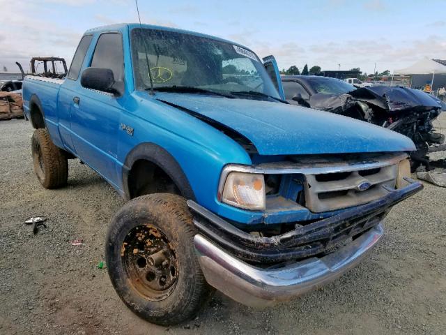 1FTCR15X4TPA46974 - 1996 FORD RANGER SUP BLUE photo 1