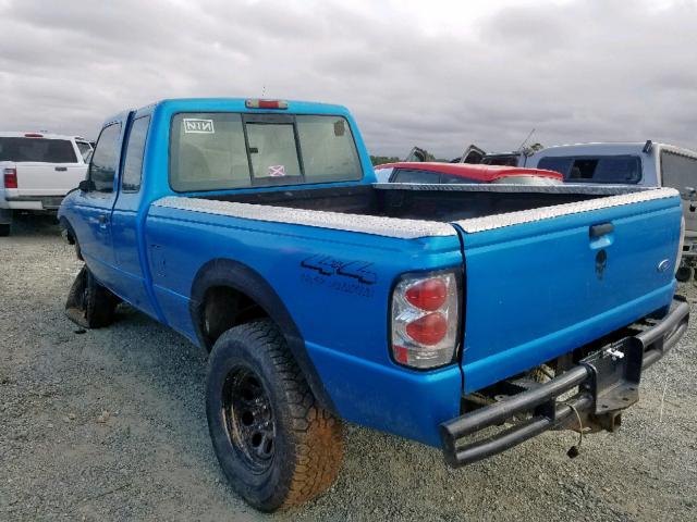 1FTCR15X4TPA46974 - 1996 FORD RANGER SUP BLUE photo 3