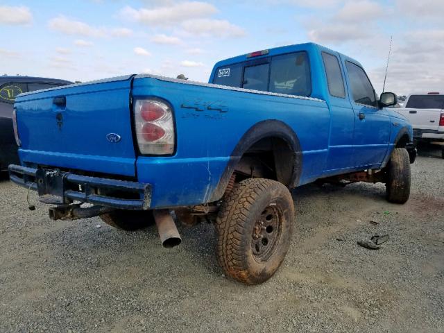 1FTCR15X4TPA46974 - 1996 FORD RANGER SUP BLUE photo 4