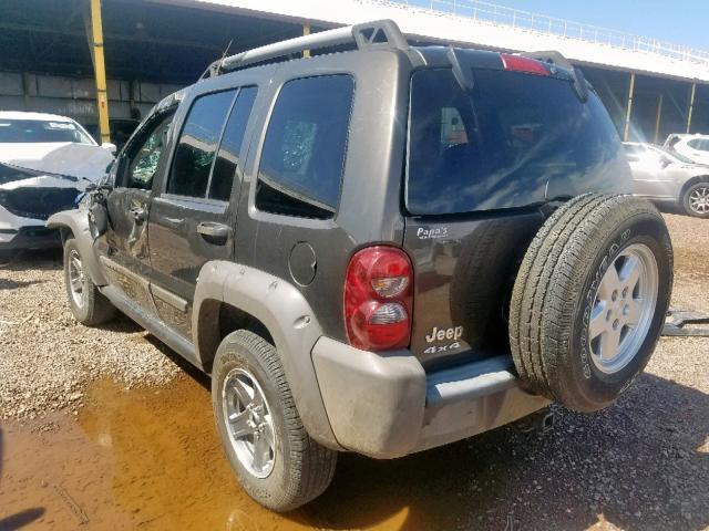 1J4GL38K65W616667 - 2005 JEEP LIBERTY RE GRAY photo 3