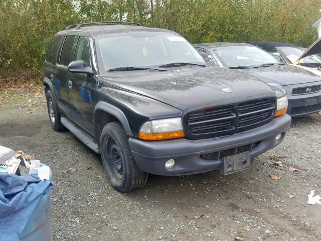 1D4HR38N23F542442 - 2003 DODGE DURANGO SP BLACK photo 1