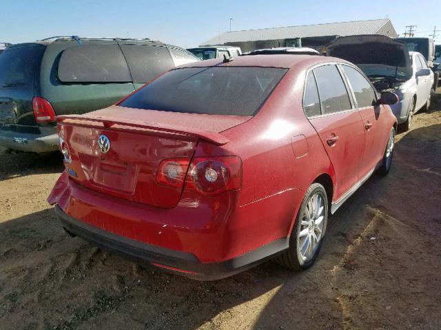 3VWWJ71K57M002797 - 2007 VOLKSWAGEN JETTA GLI RED photo 4