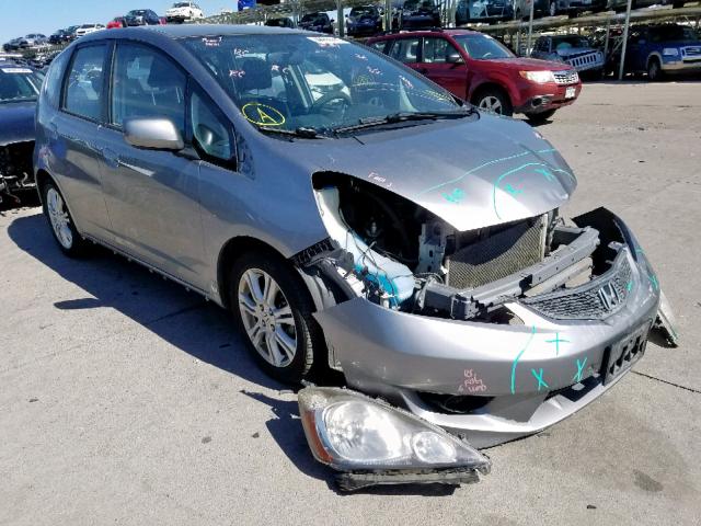 JHMGE8H40AC002299 - 2010 HONDA FIT SPORT SILVER photo 1