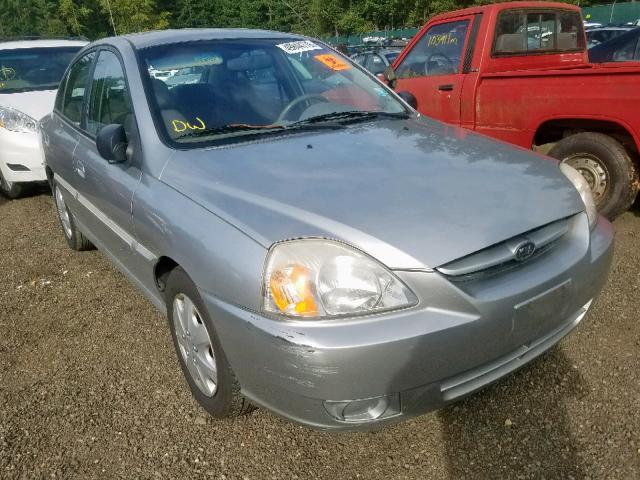 KNADC125X56380232 - 2005 KIA RIO SILVER photo 1