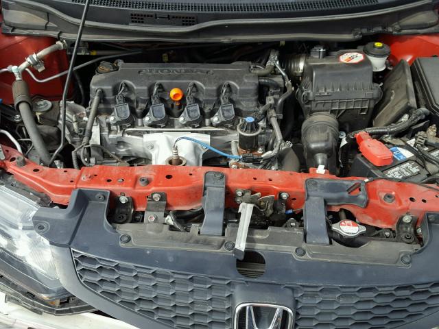 2HGFG3B05DH522405 - 2013 HONDA CIVIC EXL RED photo 7