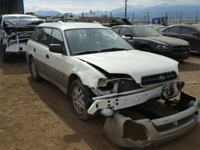 4S3BH675847645000 - 2004 SUBARU LEGACY OUT WHITE photo 1