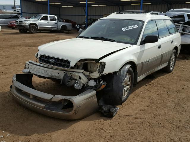 4S3BH675847645000 - 2004 SUBARU LEGACY OUT WHITE photo 2