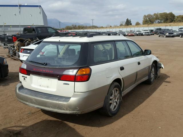 4S3BH675847645000 - 2004 SUBARU LEGACY OUT WHITE photo 4