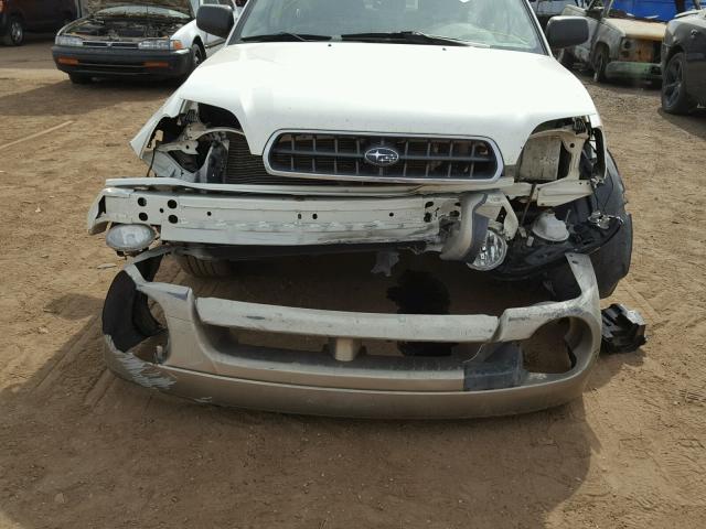 4S3BH675847645000 - 2004 SUBARU LEGACY OUT WHITE photo 9