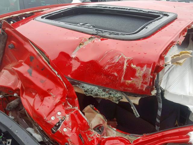 3HGGK5H8XKM717703 - 2019 HONDA FIT EX RED photo 9