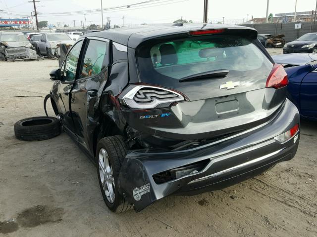 1G1FW6S02H4190258 - 2017 CHEVROLET BOLT EV LT GRAY photo 3