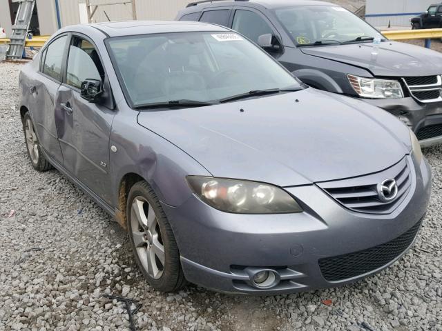 JM1BK323341215206 - 2004 MAZDA 3 S GRAY photo 1