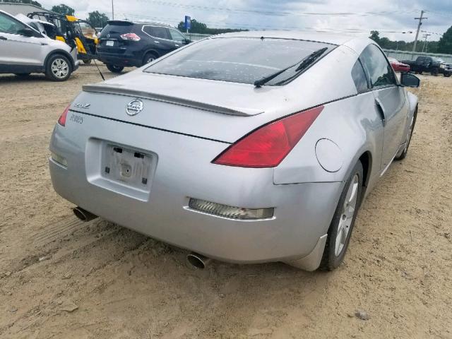 JN1AZ34D94M103749 - 2004 NISSAN 350Z COUPE SILVER photo 4