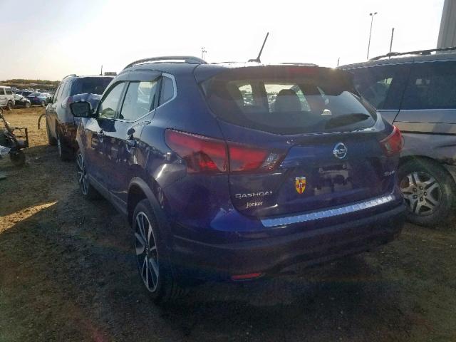 JN1BJ1CR1KW322655 - 2019 NISSAN ROGUE SPOR BLUE photo 3