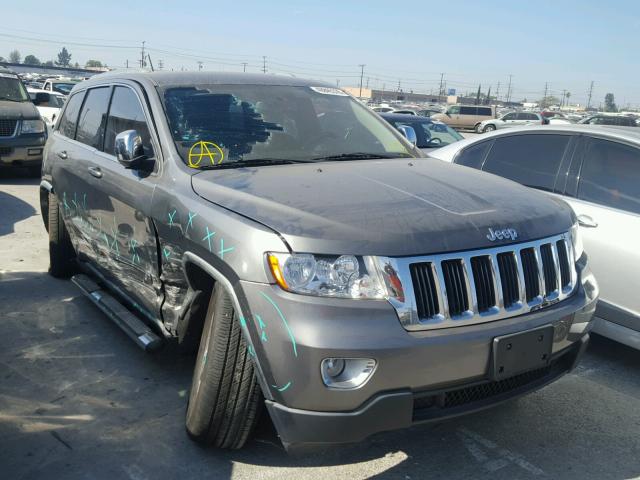 1C4RJEAGXCC201629 - 2012 JEEP GRAND CHER GRAY photo 1