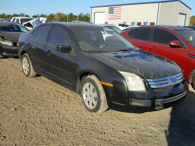 3FAHP06Z87R129303 - 2007 FORD FUSION S BLACK photo 1