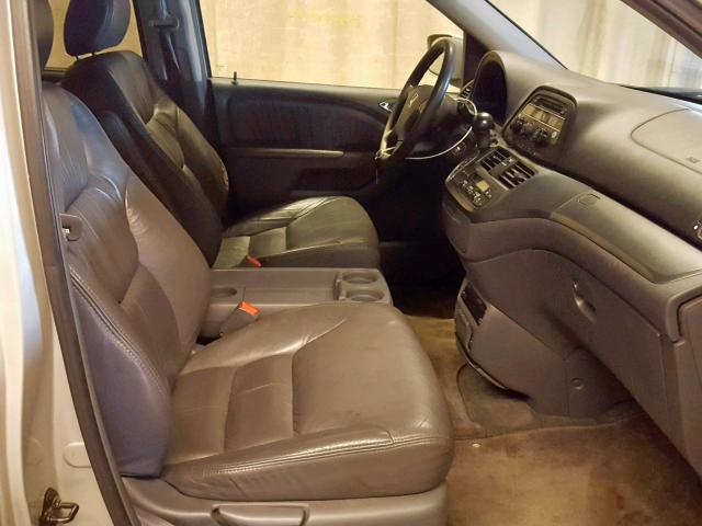 5FNRL38765B101098 - 2005 HONDA ODYSSEY EX SILVER photo 5