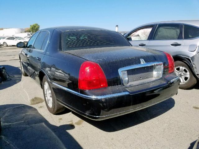1LNHM84W07Y626353 - 2007 LINCOLN TOWN CAR E BLACK photo 3
