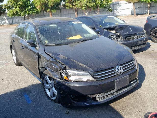 1VWBP7A30CC077361 - 2012 VOLKSWAGEN PASSAT SE BLACK photo 1