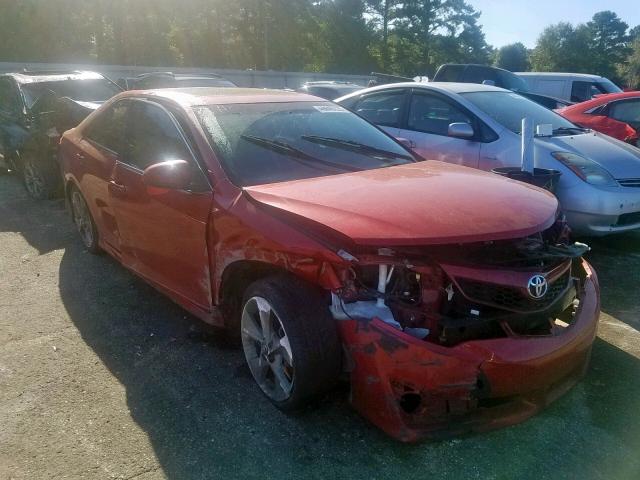 4T1BF1FK3CU634515 - 2012 TOYOTA CAMRY BASE RED photo 1