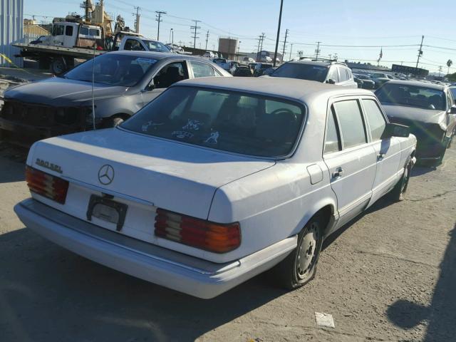 WDBCA39E0LA537006 - 1990 MERCEDES-BENZ 560 SEL WHITE photo 4