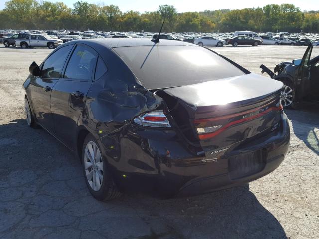 1C3CDFBB4ED845280 - 2014 DODGE DART SXT BLACK photo 3