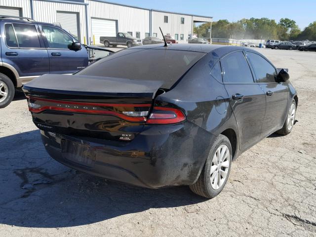 1C3CDFBB4ED845280 - 2014 DODGE DART SXT BLACK photo 4