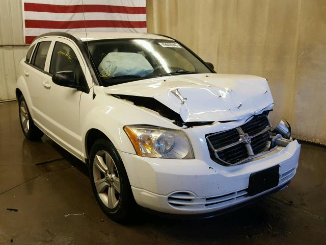 1B3CB4HA2AD586014 - 2010 DODGE CALIBER SX WHITE photo 1