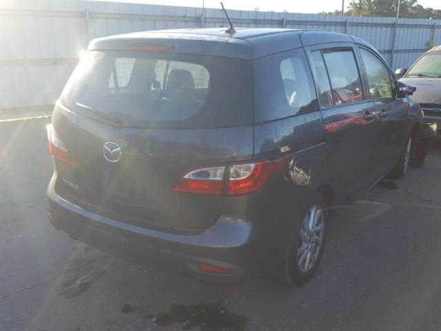 JM1CW2BL1D0151045 - 2013 MAZDA 5 GRAY photo 4