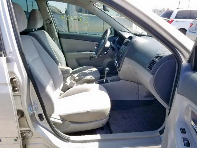 KNAFE222995610370 - 2009 KIA SPECTRA EX SILVER photo 5