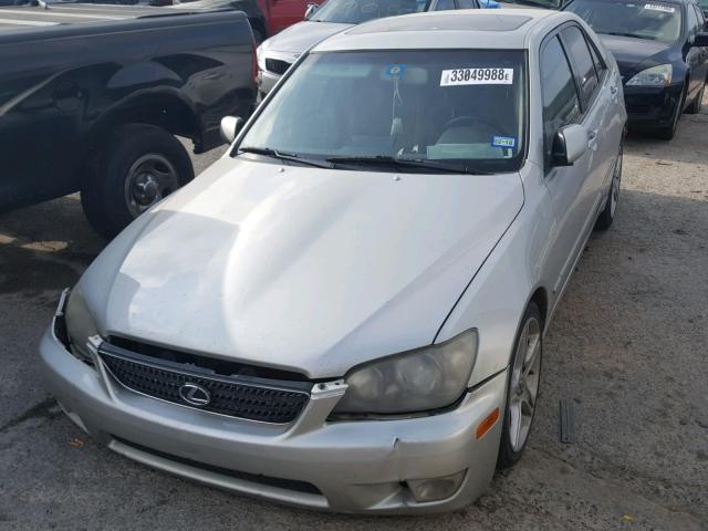 JTHBD192340082298 - 2004 LEXUS IS 300 GRAY photo 2