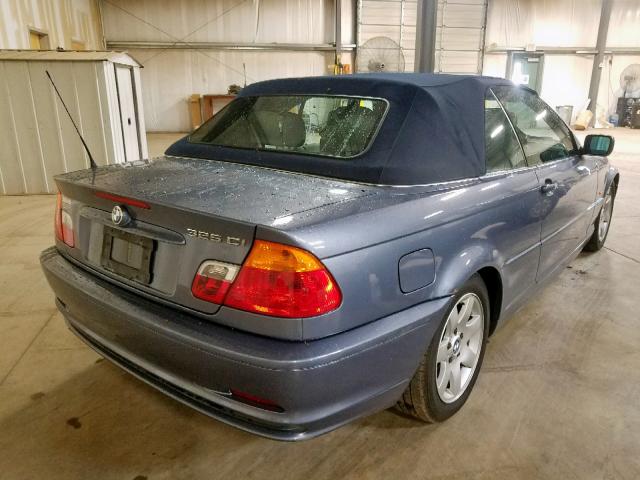 WBABS33481JY56383 - 2001 BMW 325 CI BLUE photo 4