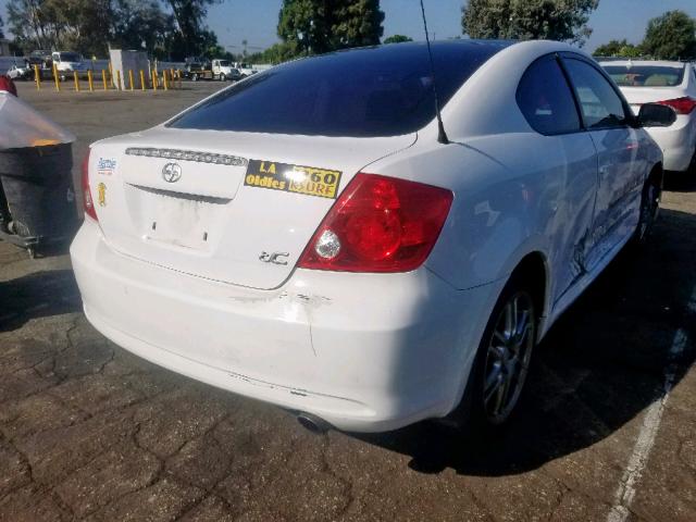 JTKDE177670194743 - 2007 TOYOTA SCION TC თეთრი ფოტო 4